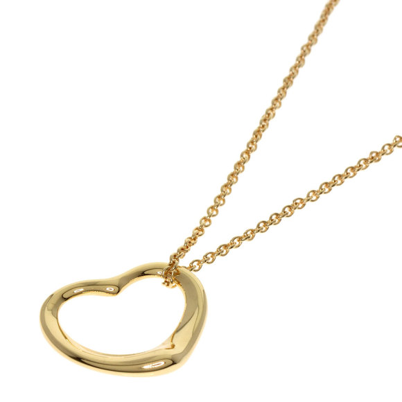 TIFFANY Heart Necklace K18 Yellow Gold - Picture 5 of 5